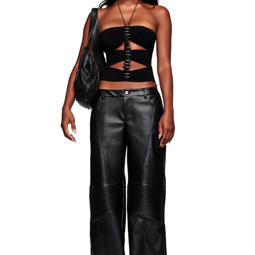 I.AM.GIA Black Wide Leg Pants